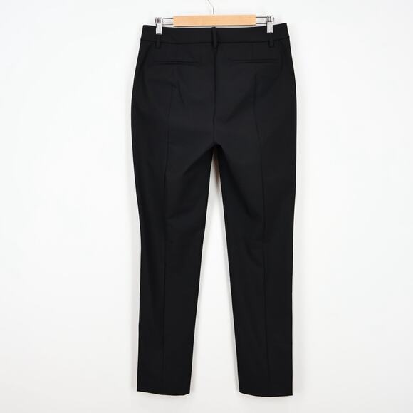 NWT J.Crew Factory The Slim-Fit Full-Length Trouser Dress Pant Black 10 Tall - Picture 2 of 8